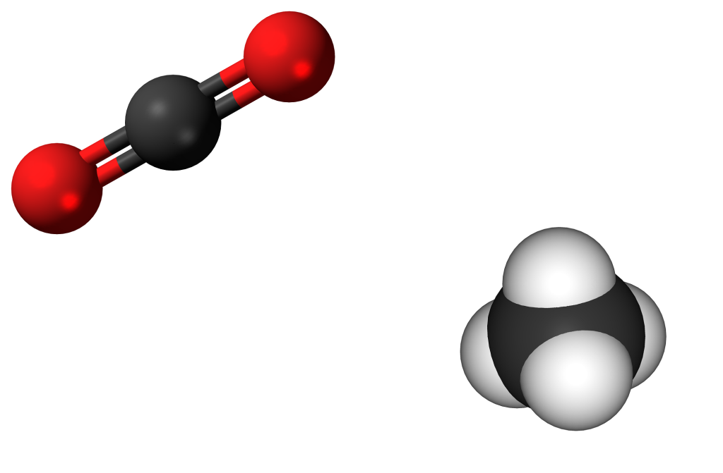 CO2 CH4 Molecules – Edward T. Dodge